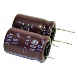 Kondensator 10uF 400V 10x16 Chemi-Con 10szt.